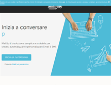 Tablet Screenshot of mailup.it